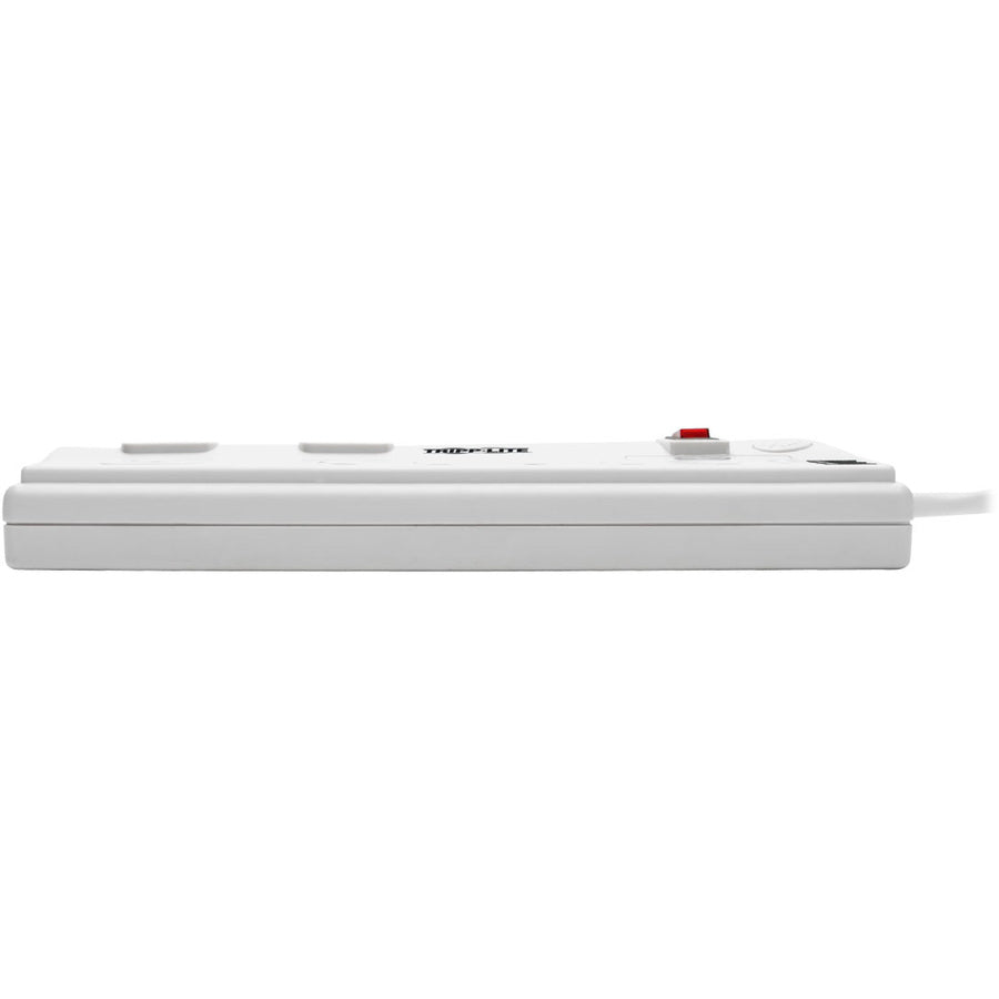 Tripp Lite Tlp808Teltaa Surge Protector White 8 Ac Outlet(S) 120 V 2.4 M