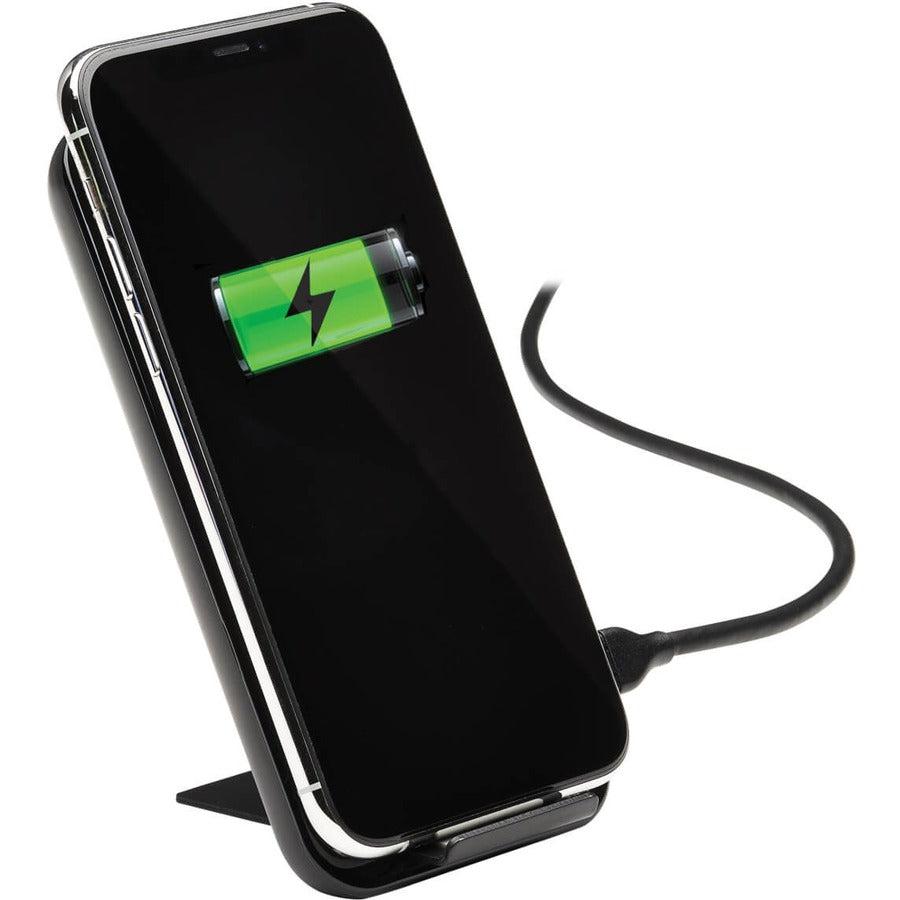 Tripp Lite U280-Q01St-Bk Wireless Charging Stand - 10W Fast Charging, Apple And Samsung Compatible, Black