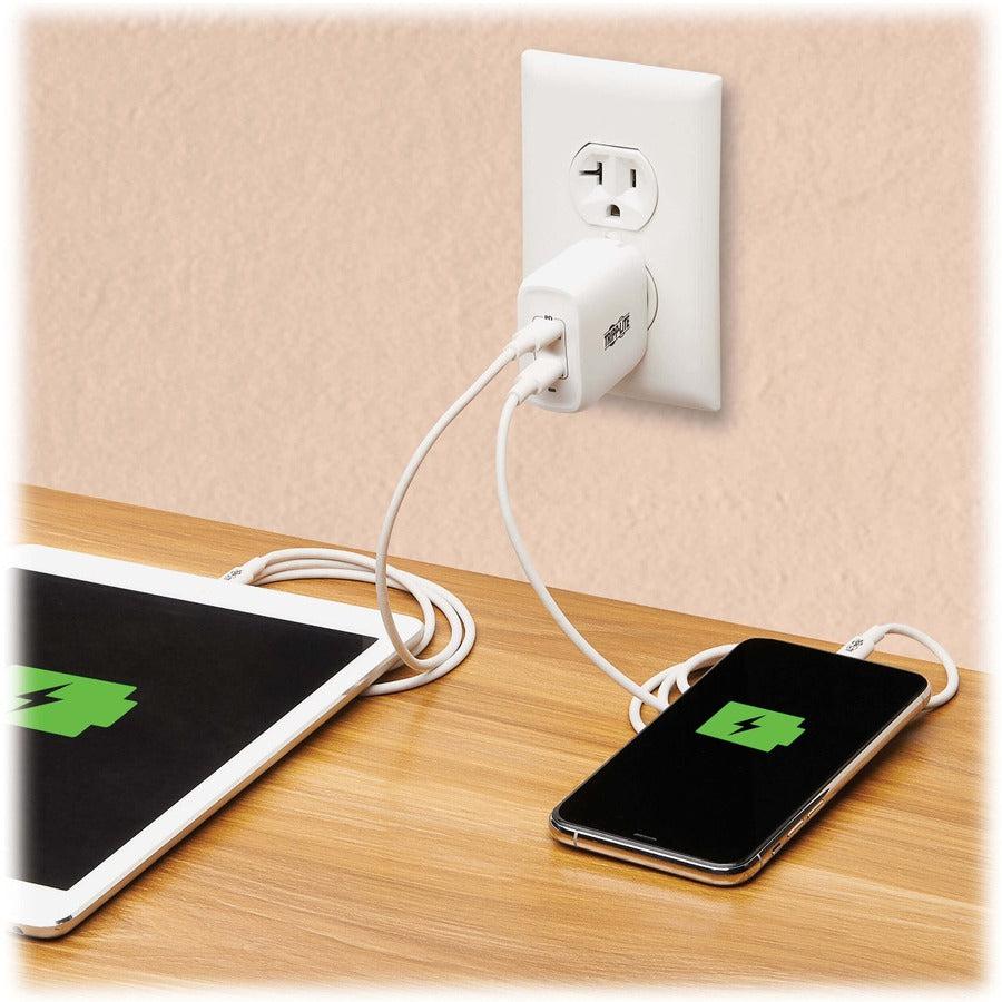 Tripp Lite U280-W02-40C2-G Mobile Device Charger White Indoor