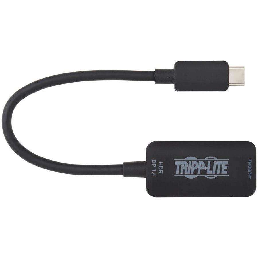 Tripp Lite U444-06N-Hdr4-B Usb-C To Hdmi Active Adapter Cable (M/F), 4K 60 Hz, Hdr, 4:4:4, Dp 1.4 Alt Mode, Hdcp 2.2, Black, 6 In. (15.2 Cm)