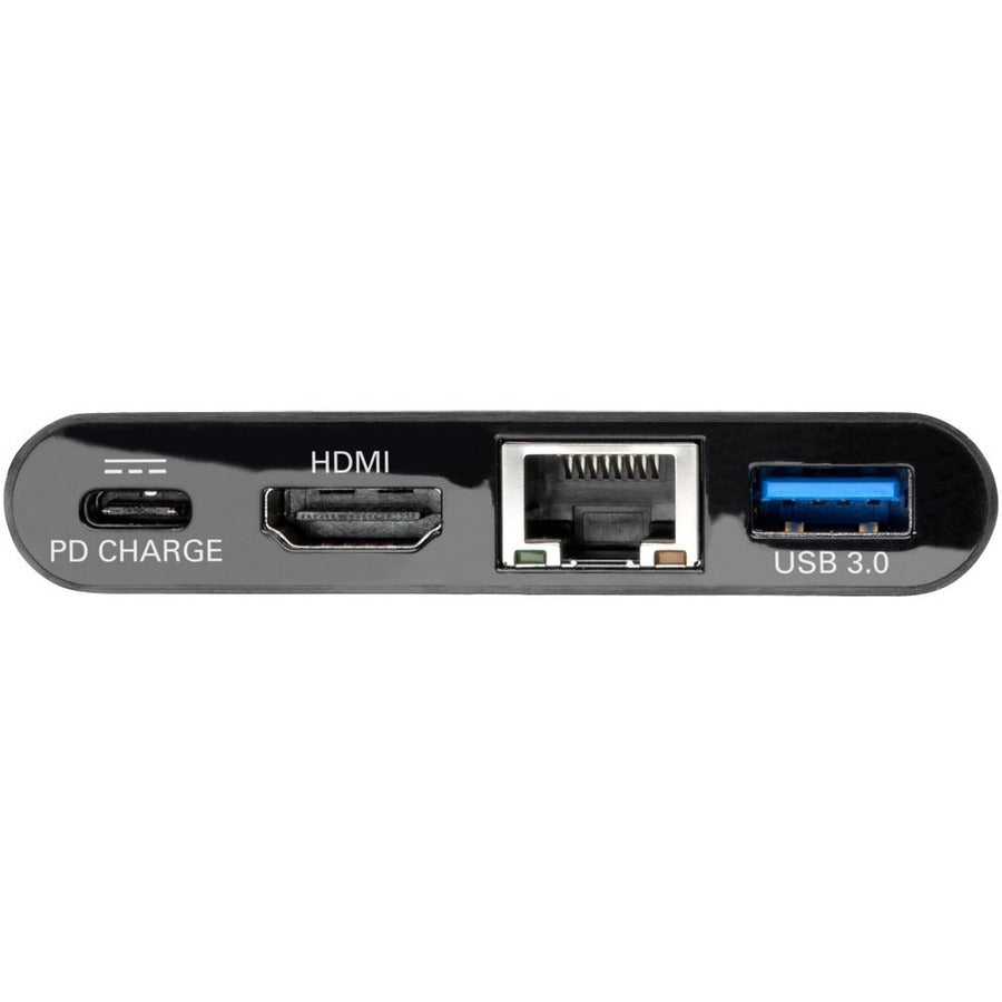Tripp Lite U444-06N-Hgub-C Usb-C Multiport Adapter - Hdmi, Usb 3.0 Port, Gbe, 60W Pd Charging, Hdcp, Black