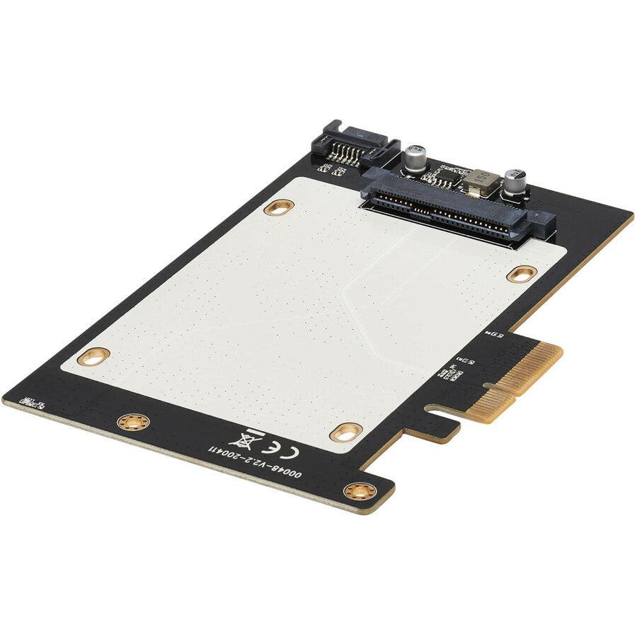 Tripp Lite U.2 to PCIe Adapter for 2.5" NVMe U.2 SSD, SFF-8639, PCI Express (x4) Card