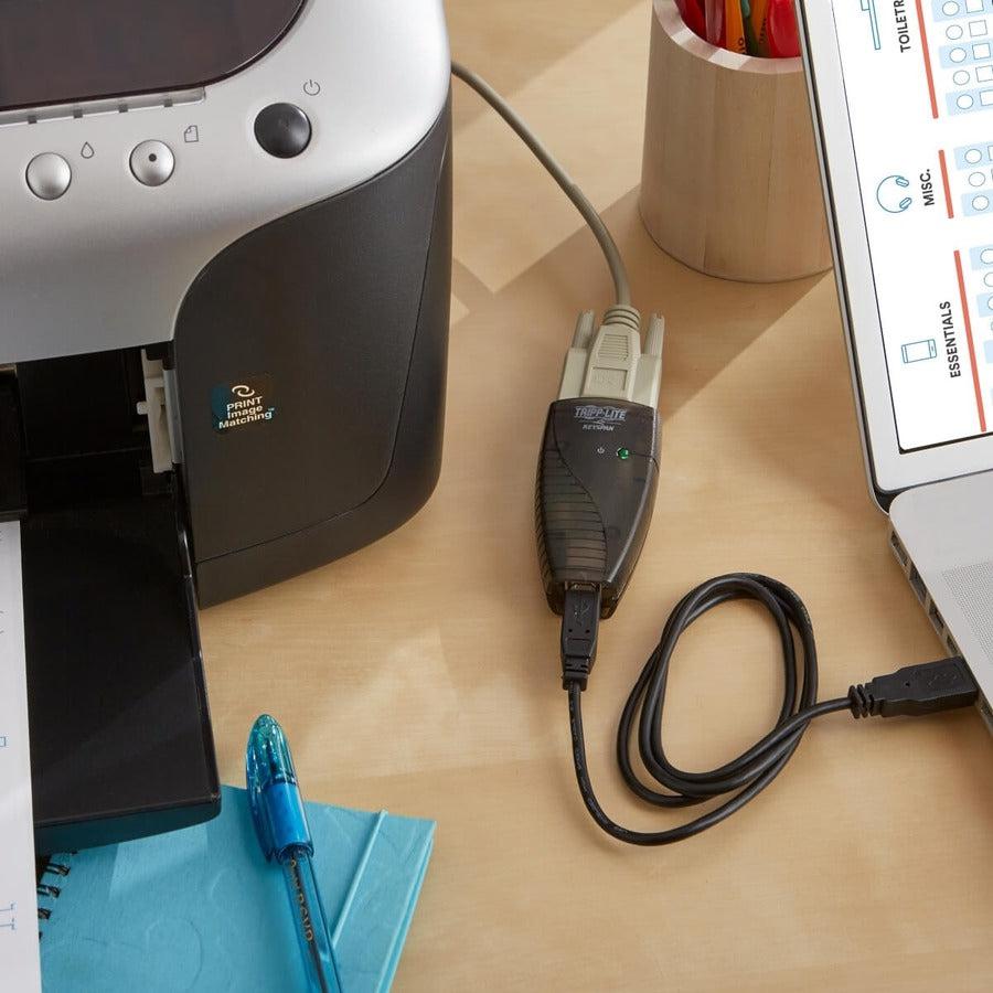 Tripp Lite Usa-19Hs Keyspan Usb To Serial Adapter - Usb-A Male To Db9 Rs232 Male, 3 Ft. (0.91 M), Taa