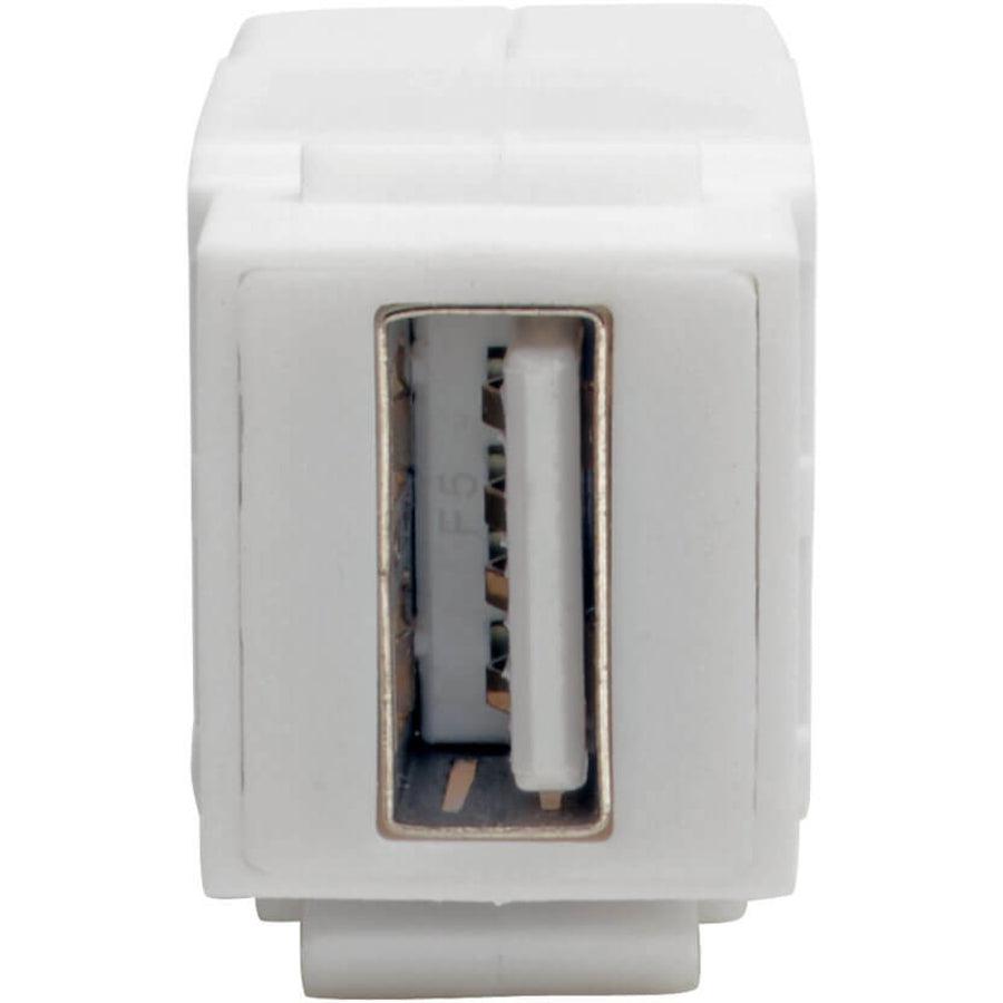 Tripp Lite Usb 2.0 All-In-One Keystone/Panel Mount Coupler (F/F), White