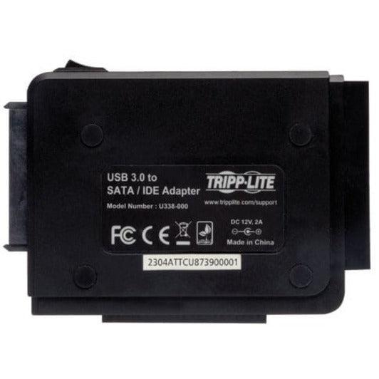 Tripp Lite Usb 3.0 Superspeed To Serial Ata (Sata) And Ide Adapter For 2.5 In. Or 3.5 In. Hard Drives