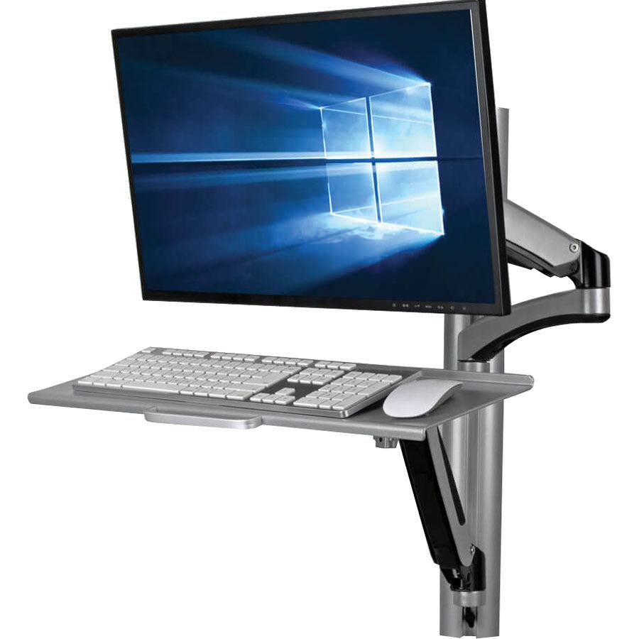 Tripp Lite Wwss1327Rwtc Adjustable-Height Wall-Mount Sit-Stand Workstation, Single-Display
