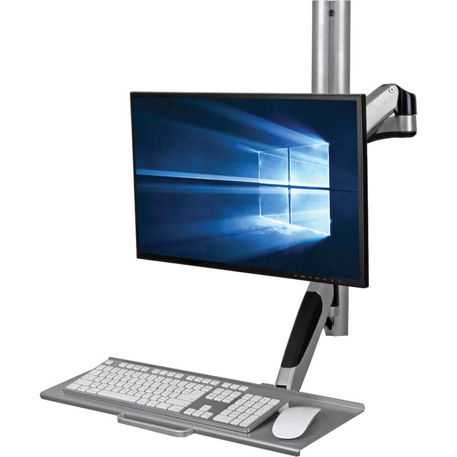 Tripp Lite Wwss1327Rwtc Adjustable-Height Wall-Mount Sit-Stand Workstation, Single-Display