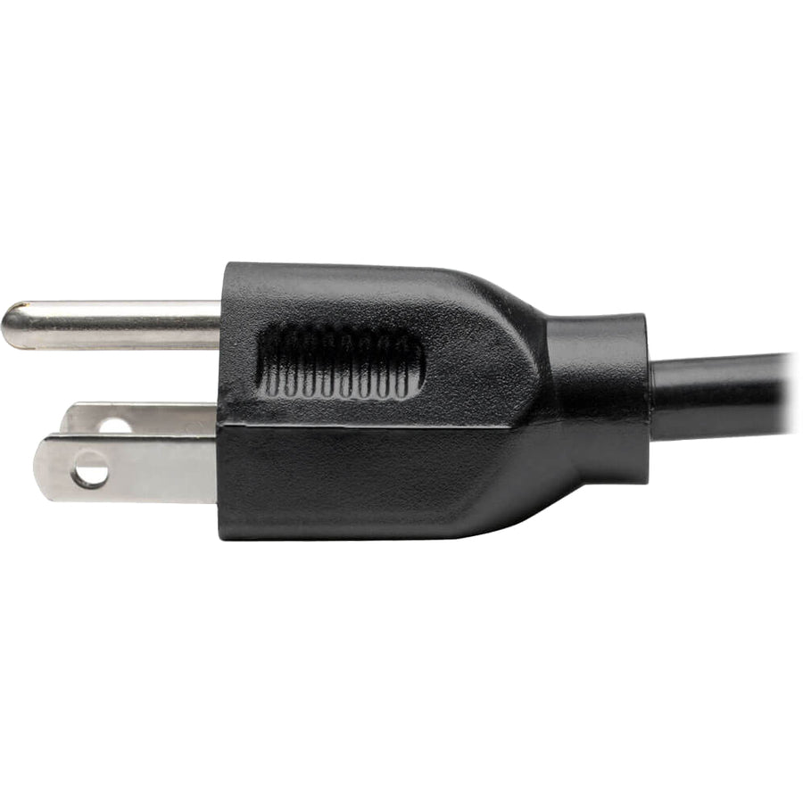 Tripp Lite Y Splitter Power Cable, Nema 5-15P To 2X C13 - 10A, 125V, 18 Awg, 1.5 Ft., Black