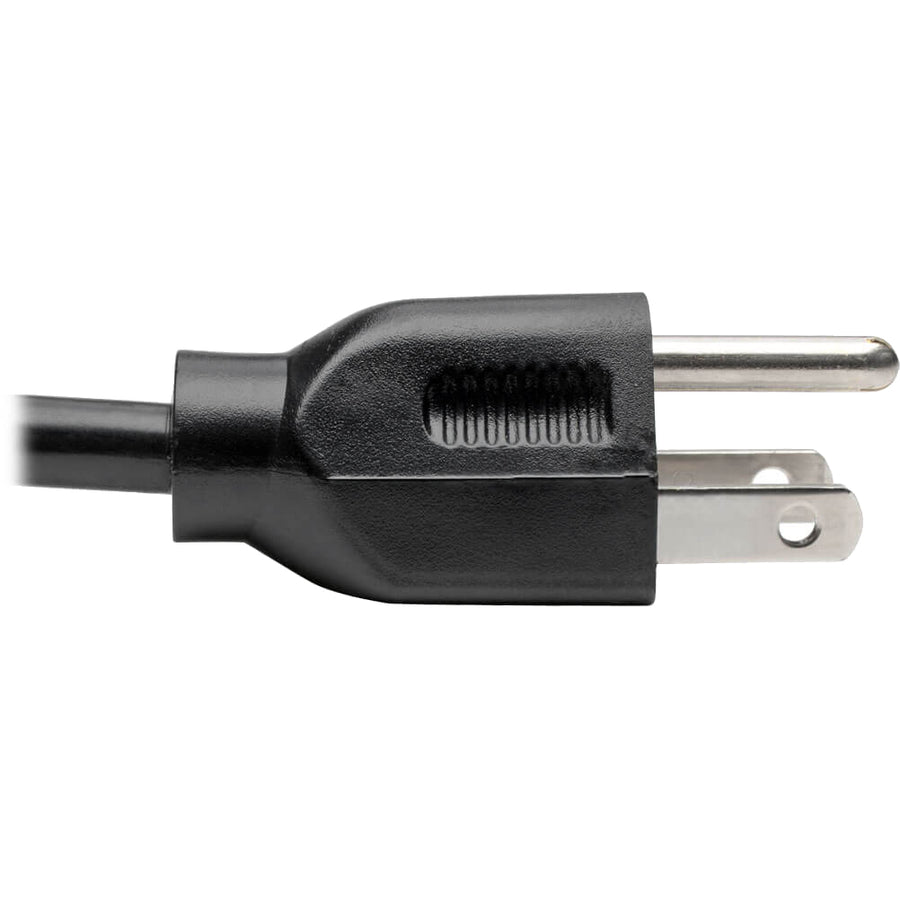 Tripp Lite Y Splitter Power Cable, Nema 5-15P To 2X C13 - 10A, 125V, 18 Awg, 1.5 Ft., Black