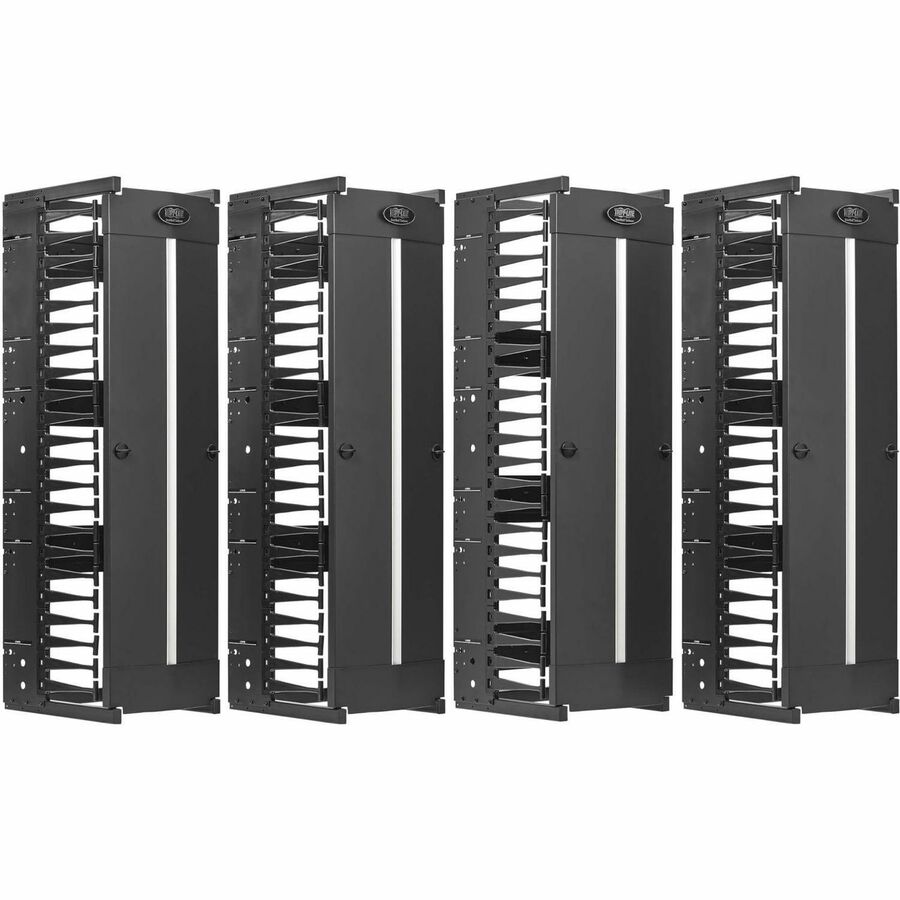 Tripp Lite by Eaton High-Capacity Vertical Cable Manager - Deep Double Finger Duct with SRCABLEVRT12HD2
