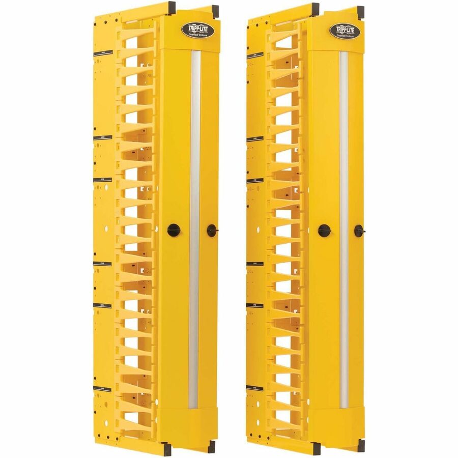 Tripp Lite by Eaton High-Capacity Vertical Cable Manager - Deep Double Finger Duct with SRCABLEVRT6HDFC