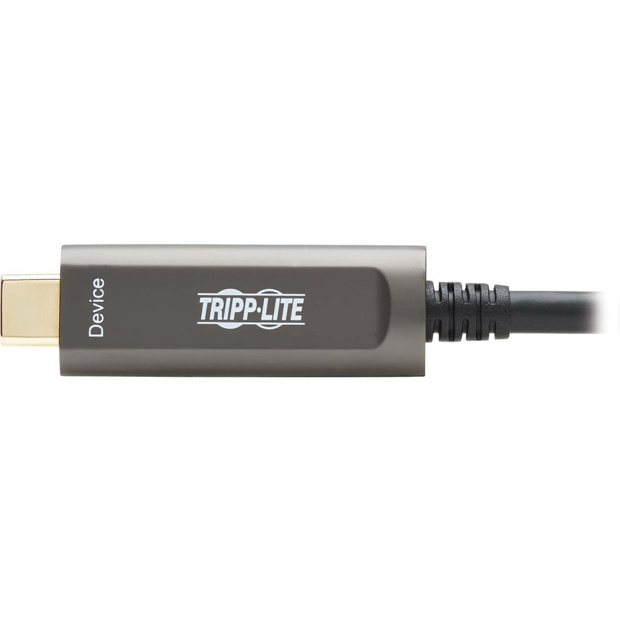 Tripp Lite by Eaton USB-A to USB-C AOC Cable (M/M) - USB 3.2 Gen 2 (10Gbps) Plenum-Rated Fiber Active Optical - Data Only, Backward Compatible, Black, 10 m (33 ft.) U428F-10M-D321