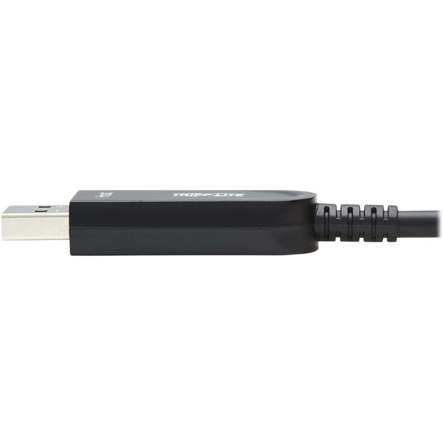 Tripp Lite by Eaton USB-A to USB-C AOC Cable (M/M) - USB 3.2 Gen 2 (10Gbps) Plenum-Rated Fiber Active Optical - Data Only, Black, 10 m (33 ft.) U428F-10M-D3