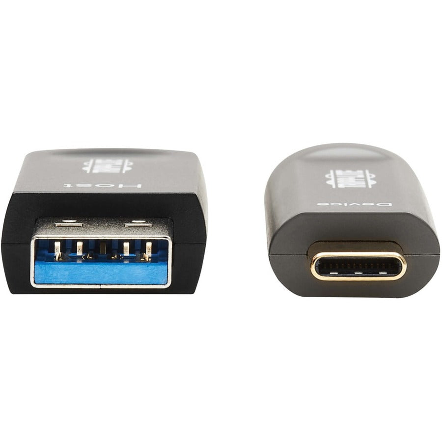 Tripp Lite by Eaton USB-A to USB-C AOC Cable (M/M) - USB 3.2 Gen 2 (10Gbps) Plenum-Rated Fiber Active Optical - Data Only, Black, 20 m (66 ft.) U428F-20M-D3