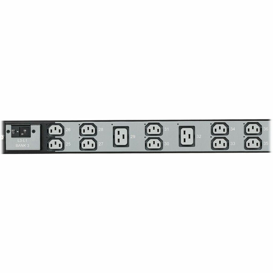 Tripp Lite series 12.6kW 200-240V 3-Phase IsoBreaker Managed PDU - Gigabit, 36 Outlets,