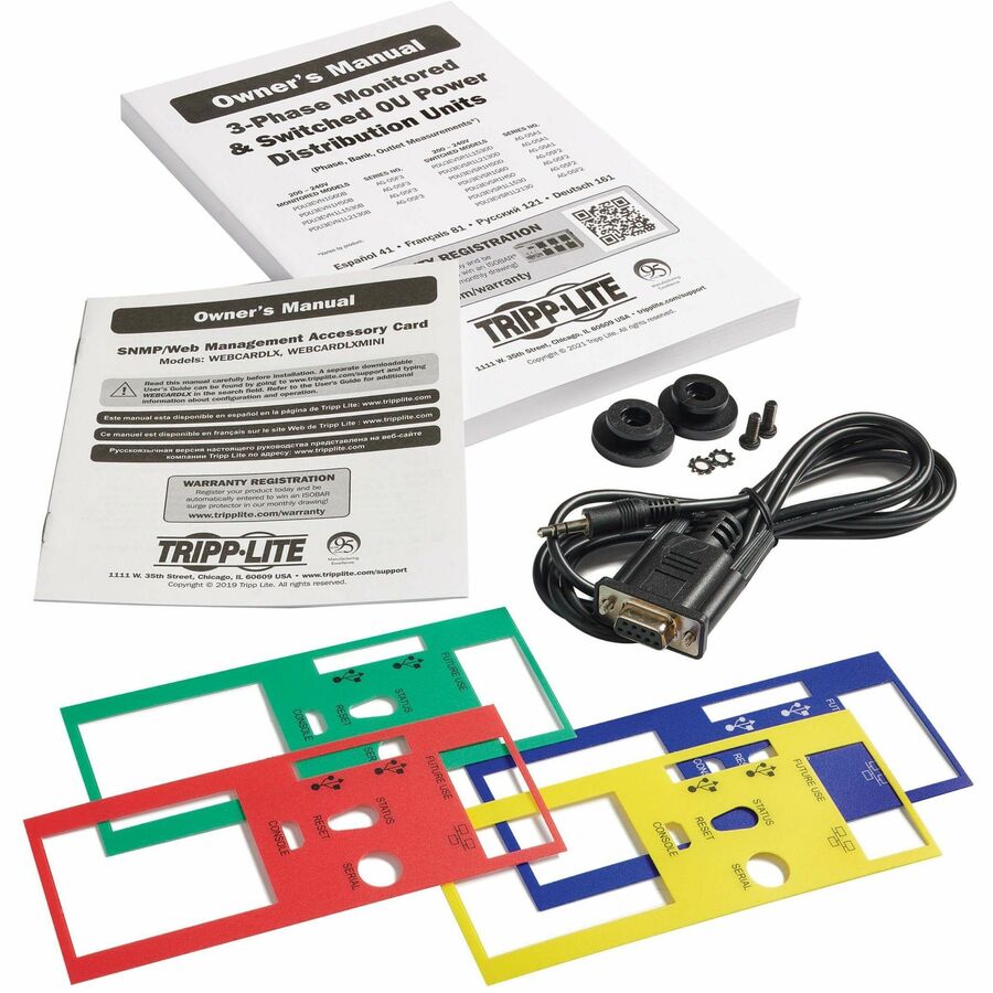 Tripp Lite series 12.6kW 200-240V 3-Phase IsoBreaker Managed PDU - Gigabit, 36 Outlets,