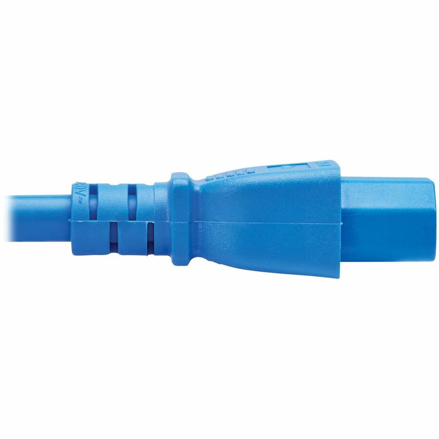 Tripp Lite series Power Cord C14 to C15 - Heavy-Duty 15A 250V 14 AWG 10 ft. (3.1 m) Blue -
