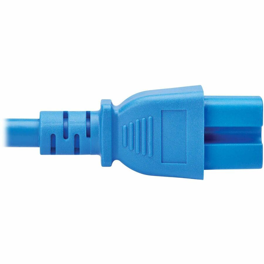 Tripp Lite series Power Cord C14 to C15 - Heavy-Duty 15A 250V 14 AWG 10 ft. (3.1 m) Blue -