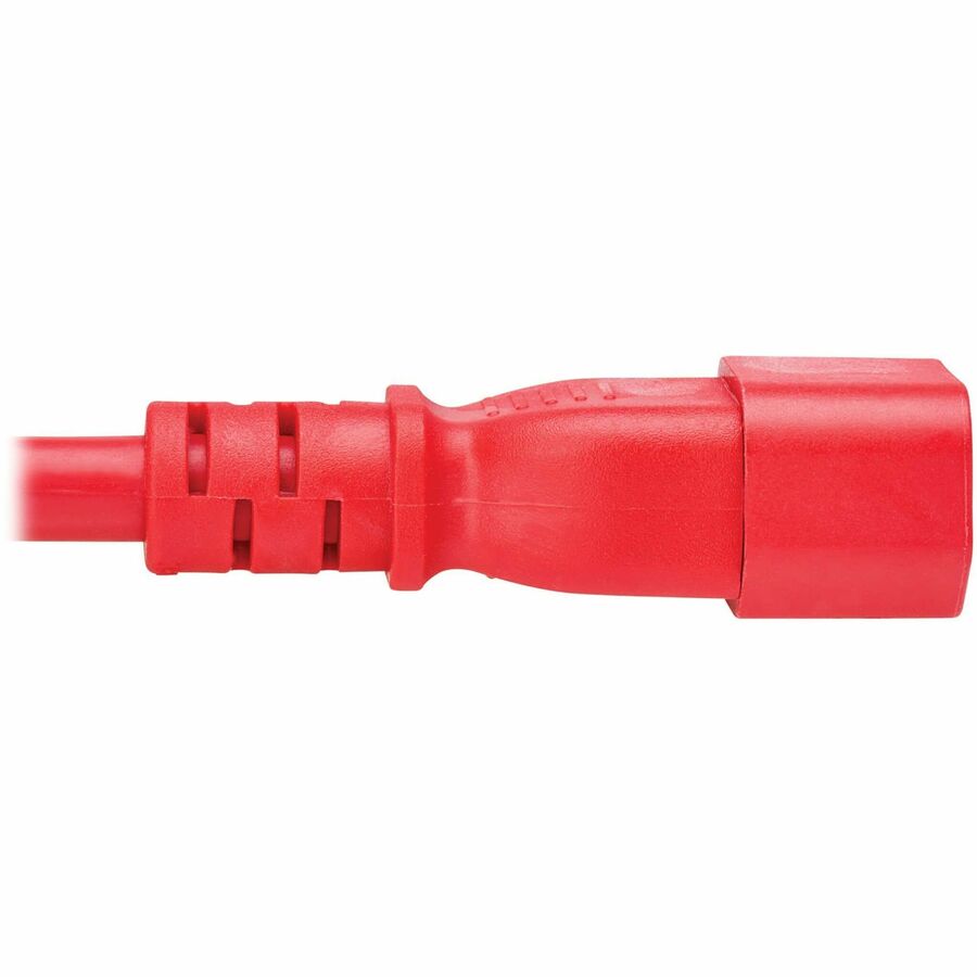 Tripp Lite series Power Cord C14 to C15 - Heavy-Duty 15A 250V 14 AWG 10 ft. (3.1 m) Red -