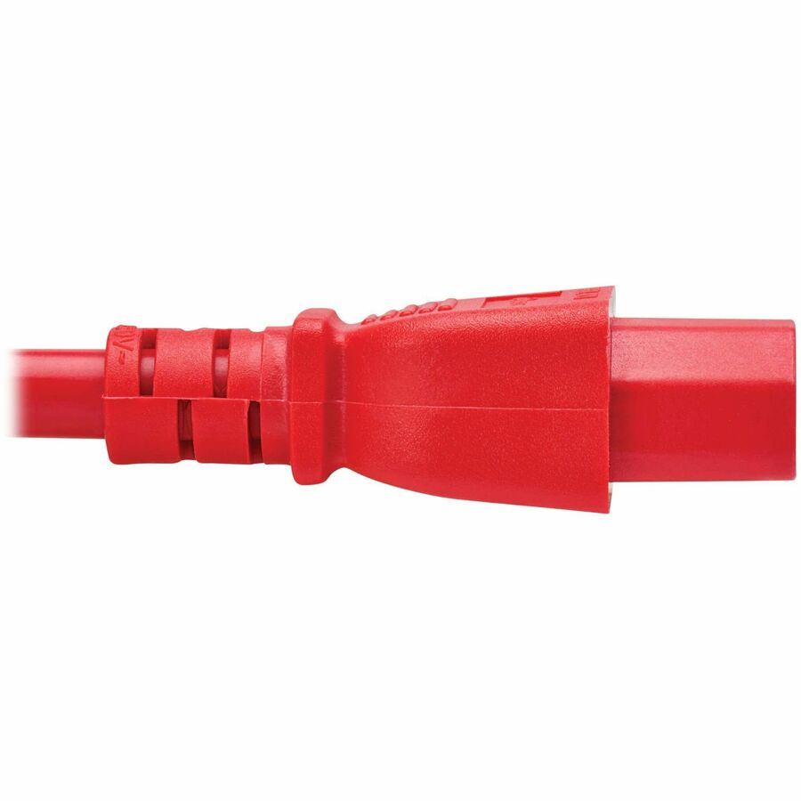 Tripp Lite series Power Cord C14 to C15 - Heavy-Duty 15A 250V 14 AWG 10 ft. (3.1 m) Red -