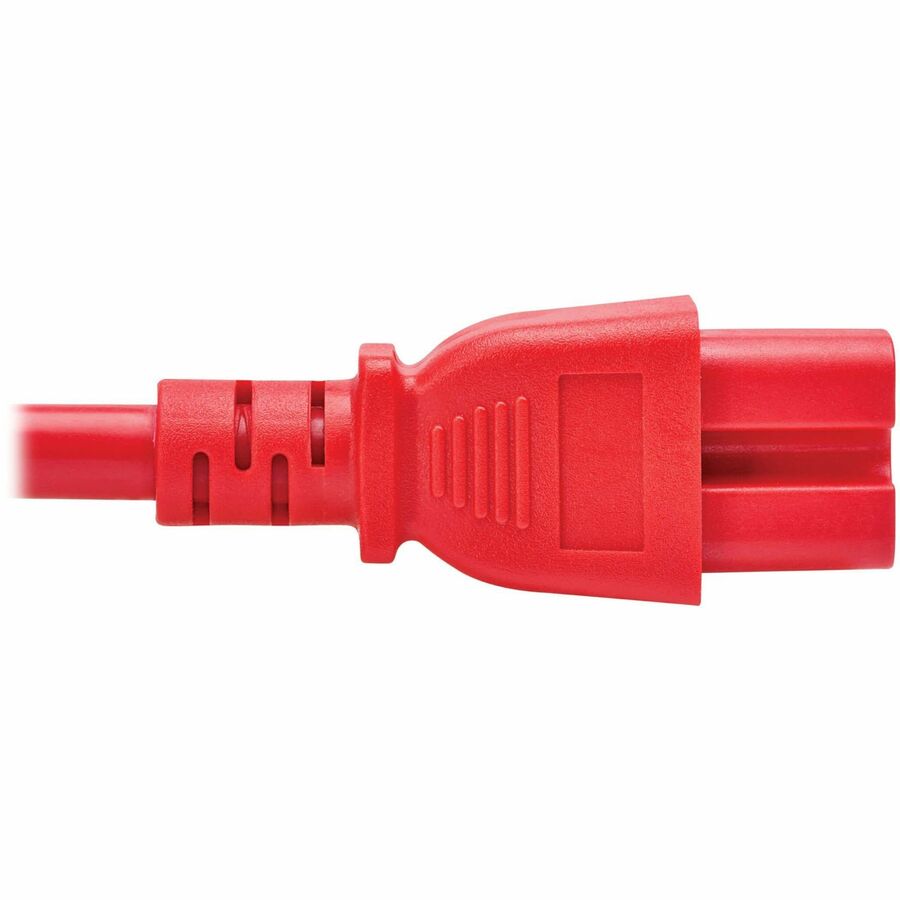 Tripp Lite series Power Cord C14 to C15 - Heavy-Duty 15A 250V 14 AWG 10 ft. (3.1 m) Red -