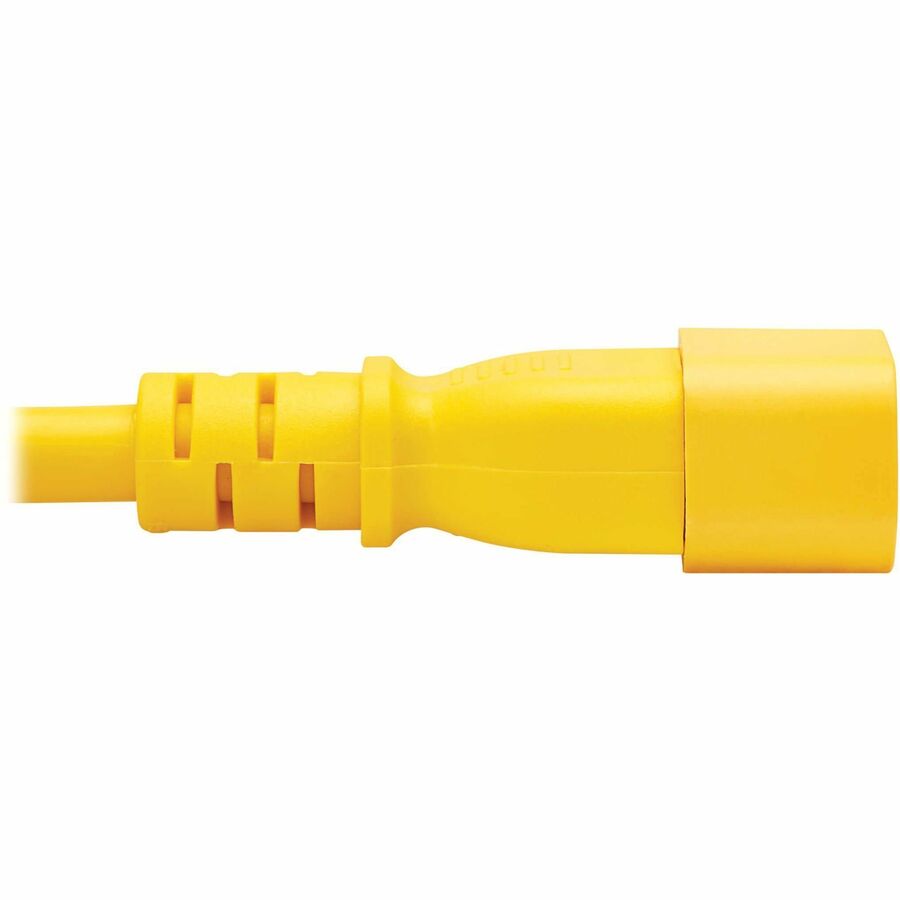 Tripp Lite series Power Cord C14 to C15 - Heavy-Duty 15A 250V 14 AWG 10 ft. (3.1 m) Yellow