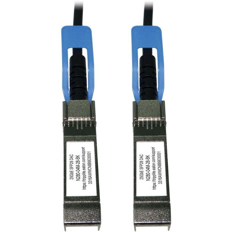 Tripp Lite series SFP28 to SFP28 25GbE Passive Twinax Copper Cable (M/M), SFP-H25G-CU4M