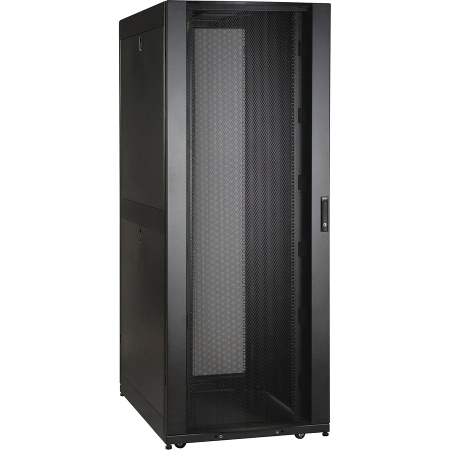 Tripp Lite series SmartRack 45U Wide Standard-Depth Rack Enclosure Cabinet - Doors & Side Panels Included, Shock Pallet Packaging SR45UBWDSP1