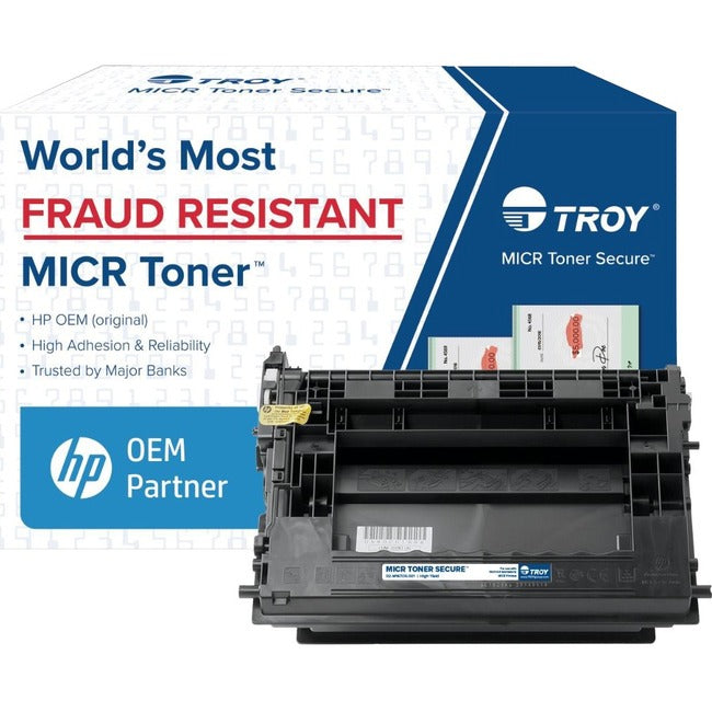 Troy Toner Secure Original MICR High Yield Laser Toner Cartridge - Alternative for Troy, HP (W1470X) Pack 02-W1470X-001