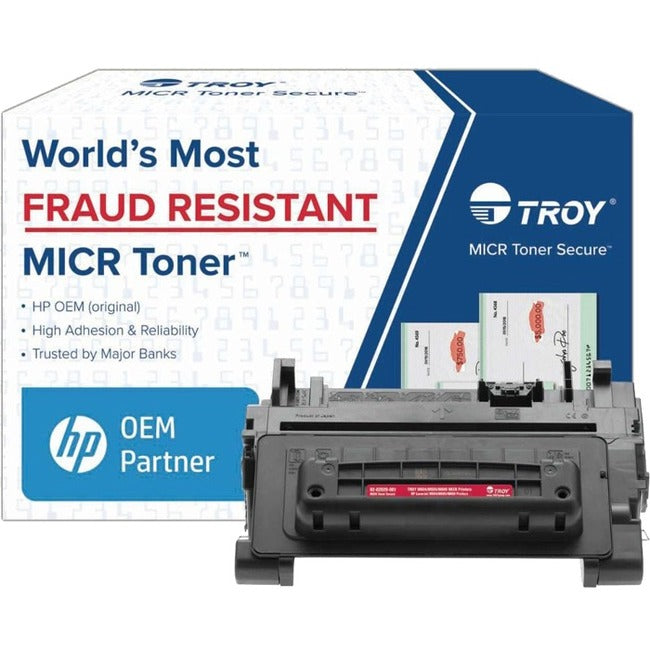 Troy Toner Secure Original MICR Standard Yield Laser Toner Cartridge - Alternative for HP, Troy (CF281A) - Black Pack 02-82020-001