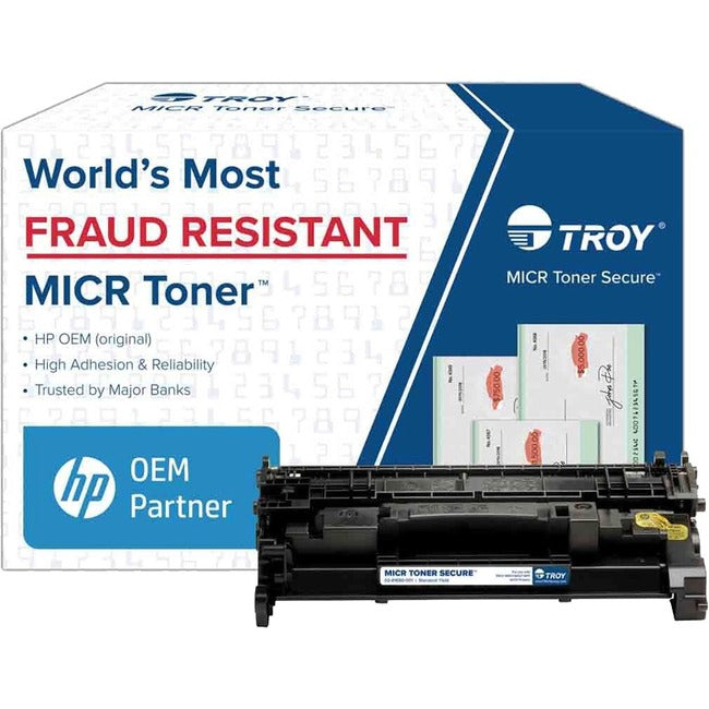 Troy Toner Secure Original MICR Standard Yield Laser Toner Cartridge - Alternative for Troy, HP 89A (CF289A) - Black - 1 Pack 02-81680-001