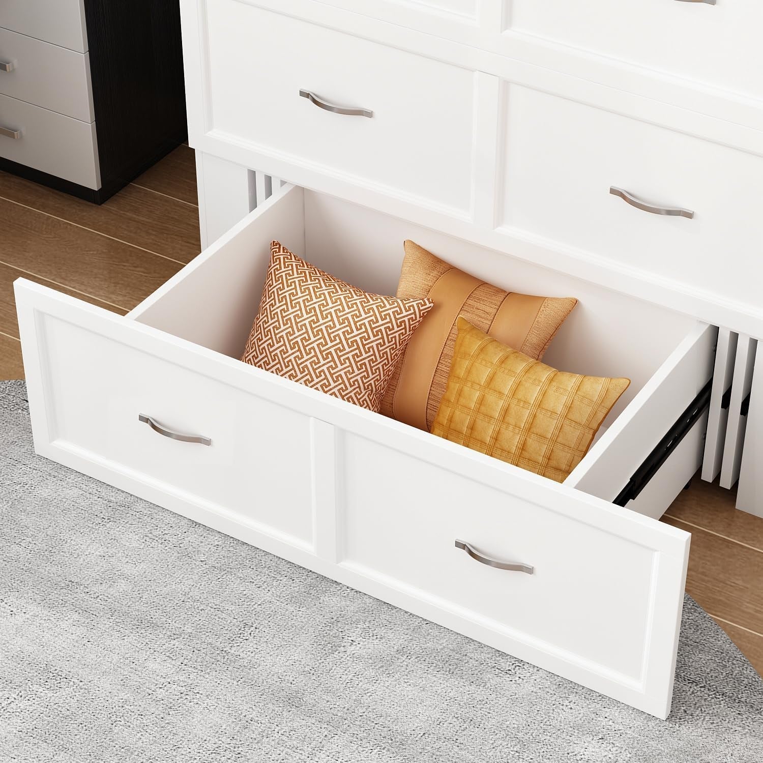 Twin Size Murphy Bed Cabinet With Built In Charging Station
