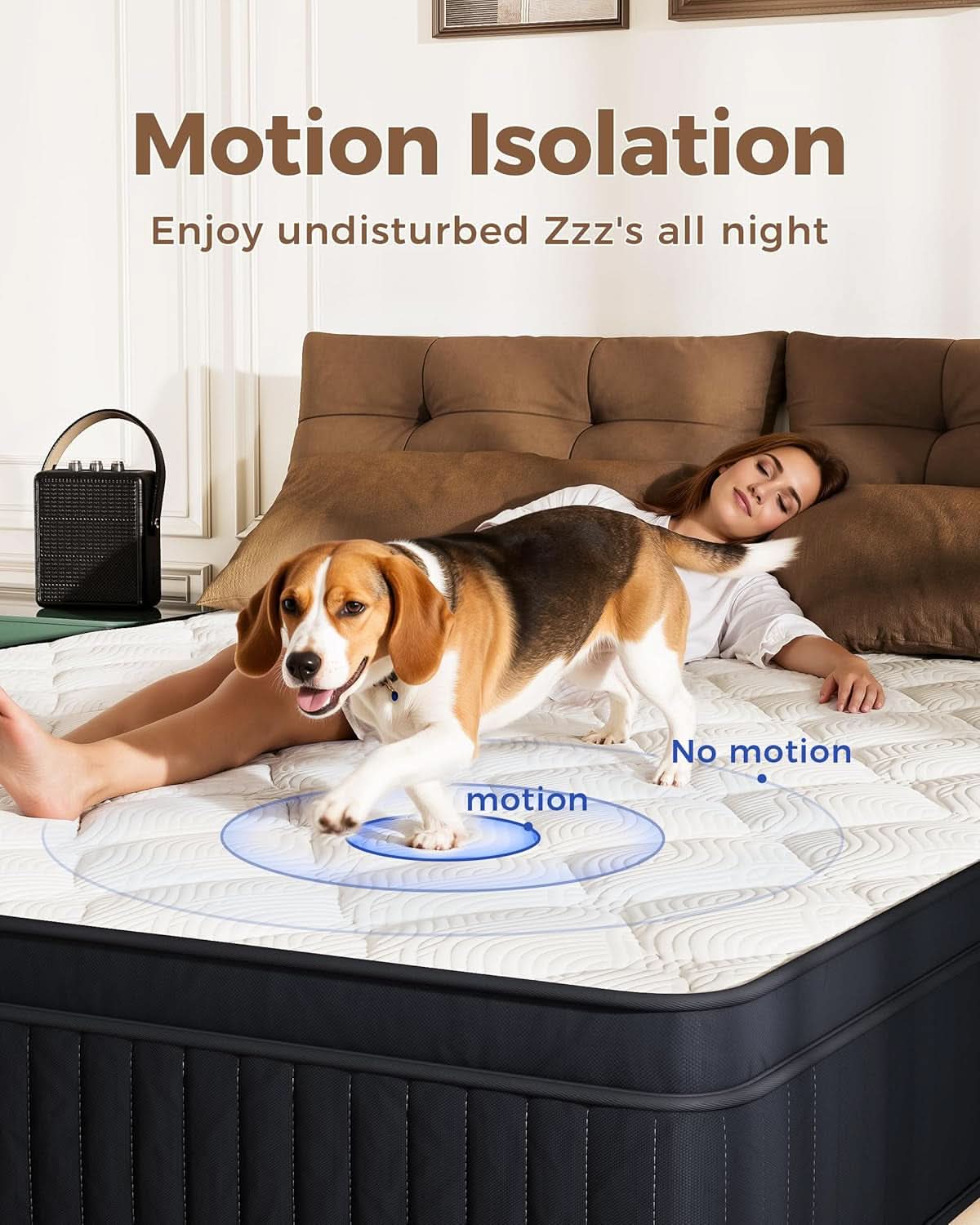 Twin XL Mattress 10 Inch Medium MotionIsolation CertipurUs