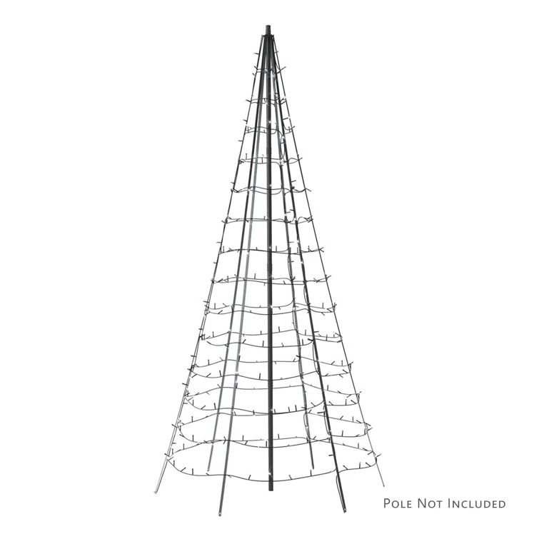 Twinkly 1000-Light RGB LED Light Pole Tree (Generation II)