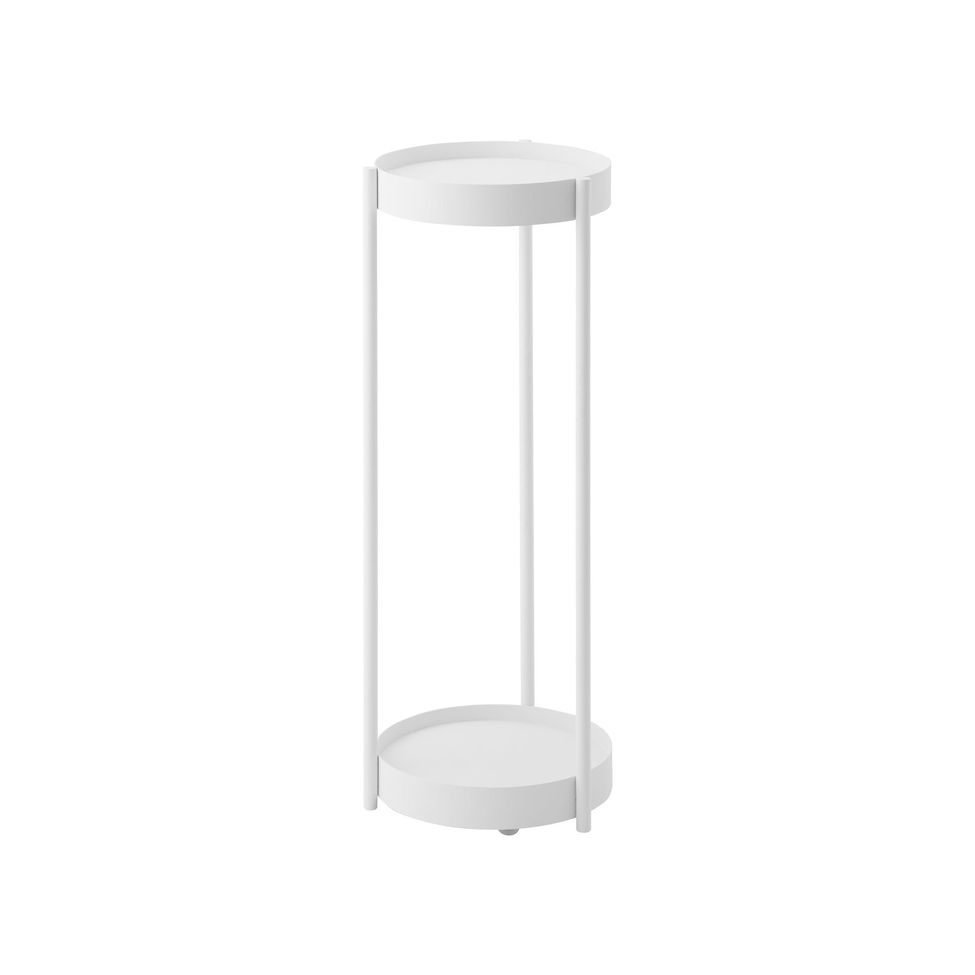 Two-Tier Rolling Plant Stand (28" H) - Steel