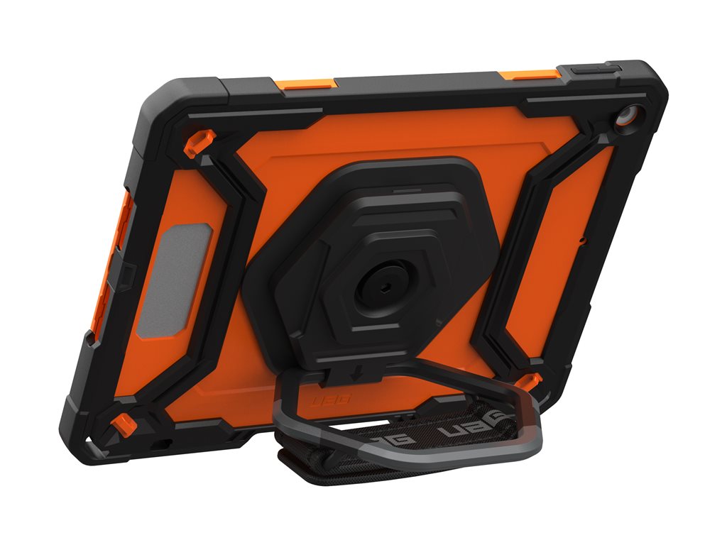 UAG Plasma Series - Back cover for tablet - rugged - orange/black - for Apple 10.2-inch iPad (7th generation, 8th generation, 124471B19740