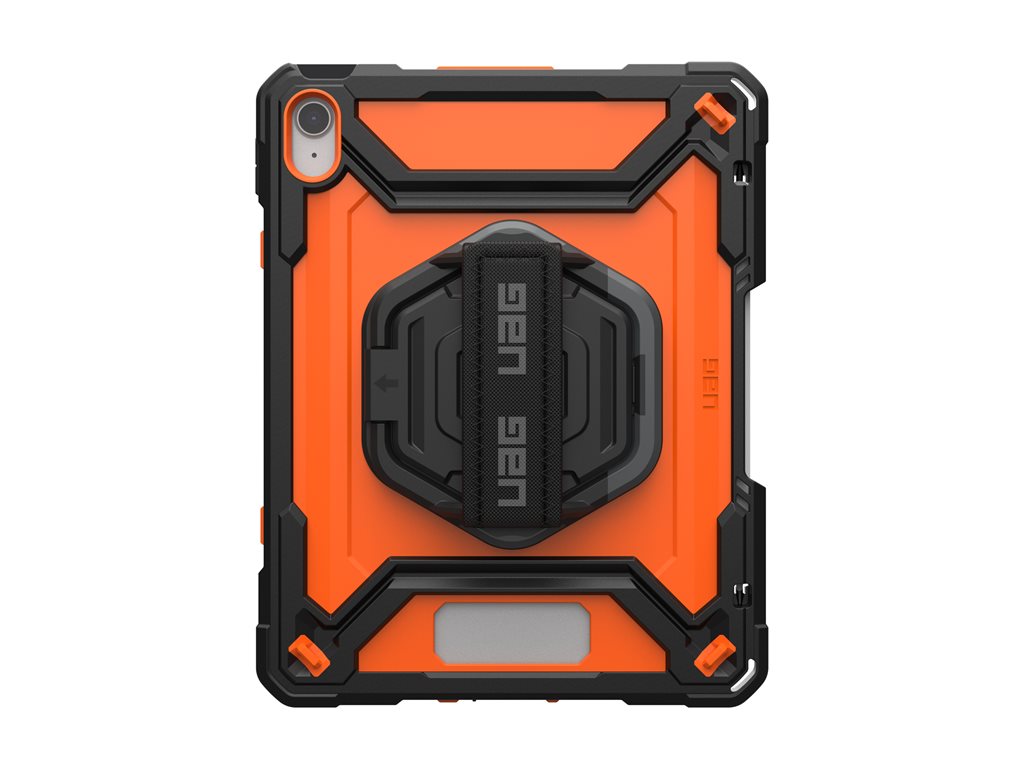 UAG Plasma Series - Back cover for tablet - rugged - orange/black - for Apple 10.2-inch iPad (7th generation, 8th generation, 124471B19740