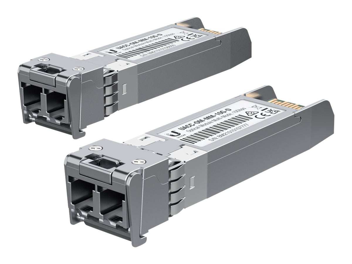 UBIQUITI NETWORKS UACC-OM-MM-10G-D 10G SFP+ MULTI-MODE OPTICAL MODULE (2-PACK)