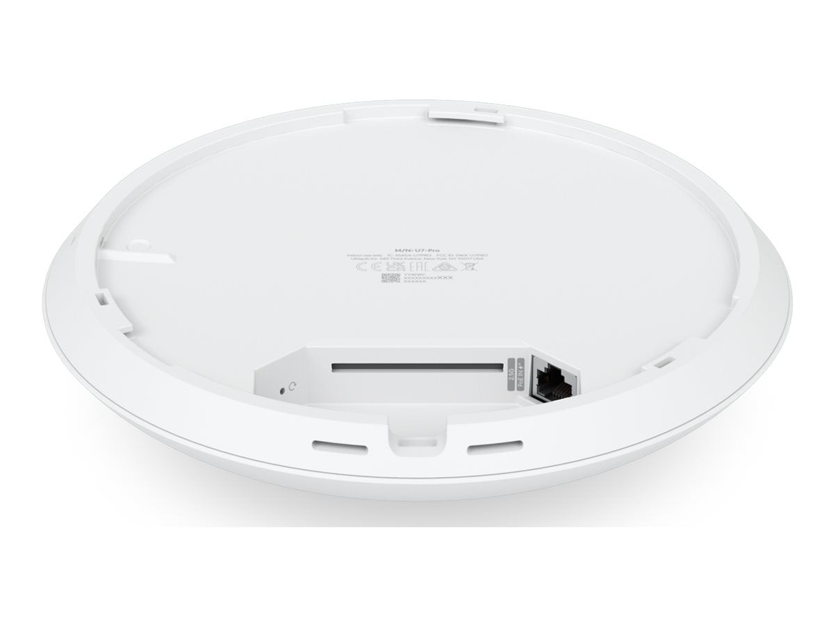 UBIQUITI WIFI 7 AP - 6 GHZ SUPPORT POWERED USING POE+ 2.5 GBE UPLINK