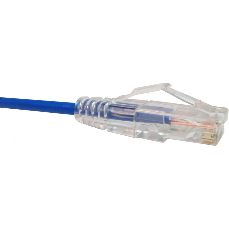 UNC Group Clearfit Slim Cat6 Patch Cable - 6 ft, Blue