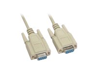 UNC Group - Serial cable - DB-9 (F) to DB-9 (F) - 10 ft - thumbscrews DB9-10F-FF-NULL