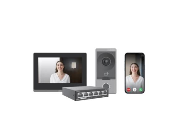 UNITED DIGITAL UNV-KIT/201S/372S/NSW2020 Villa Video Intercom Kit with 4-Port PoE Switch