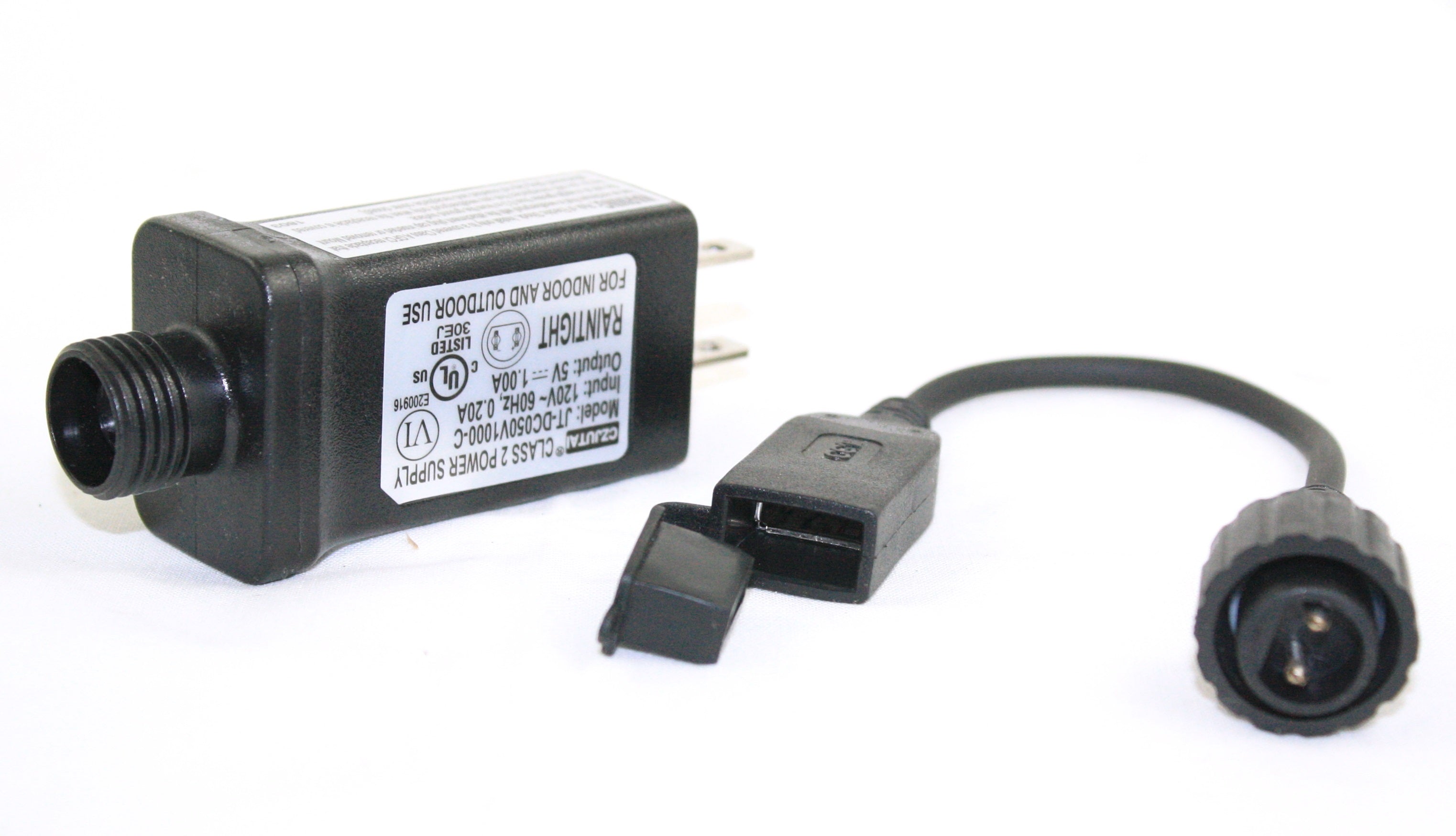 USB 5V 1 Amp Indoor/Outdoor Plug Adapter