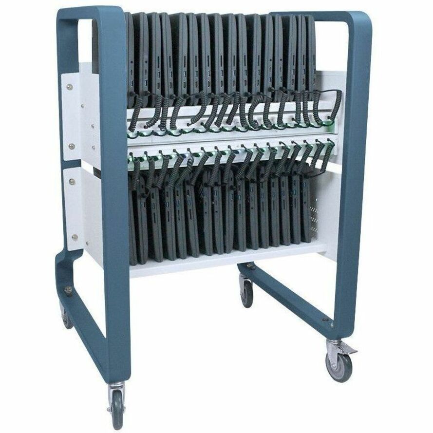 USB-C Charging Cart - JAR Systems Elevate Air Open Charging Cart EDU 32 | TecISoft MC-4032-EDU