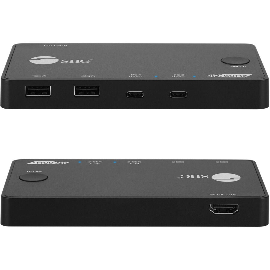 USB-C KVM Switch 4K60Hz - HDMI Video Switching | SIIG CE-KV0B11-S1