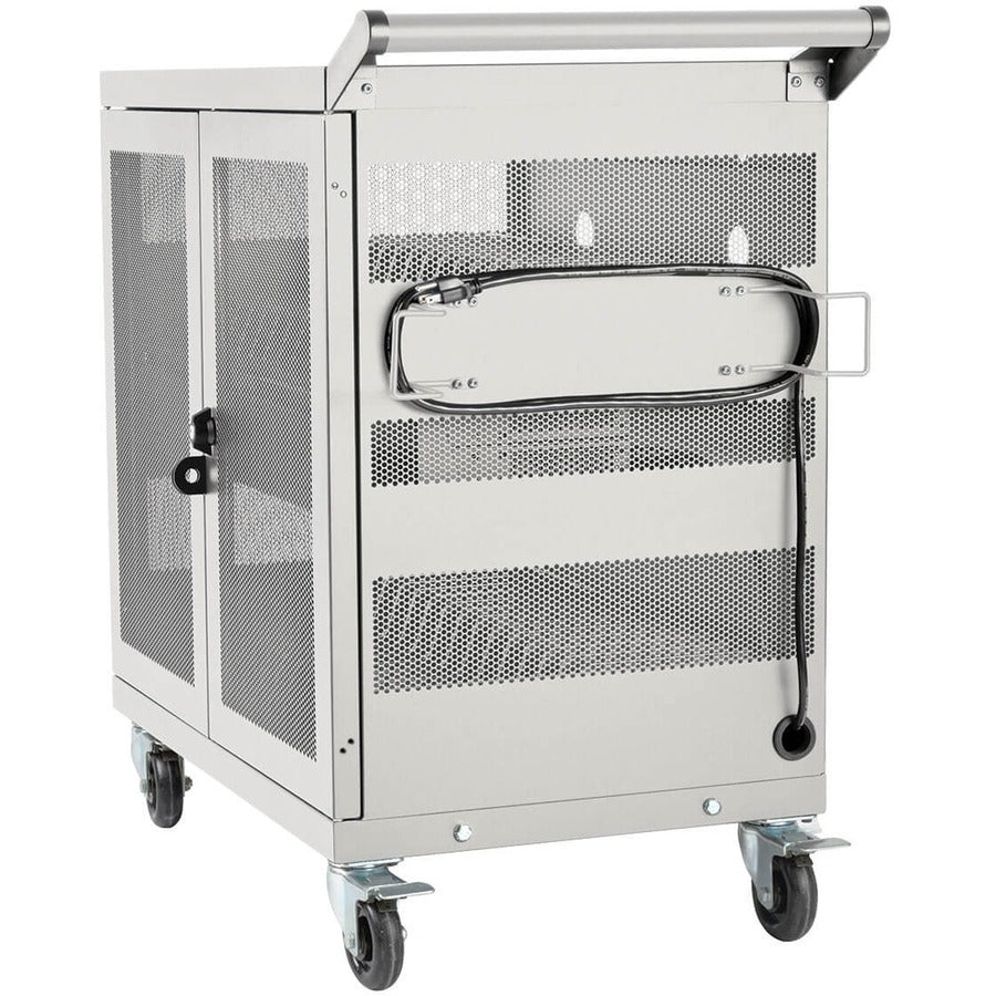 USB Charging Cart 32 Port - Multi Device Tablet Storage Solution | Tecisoft CSC32USBW