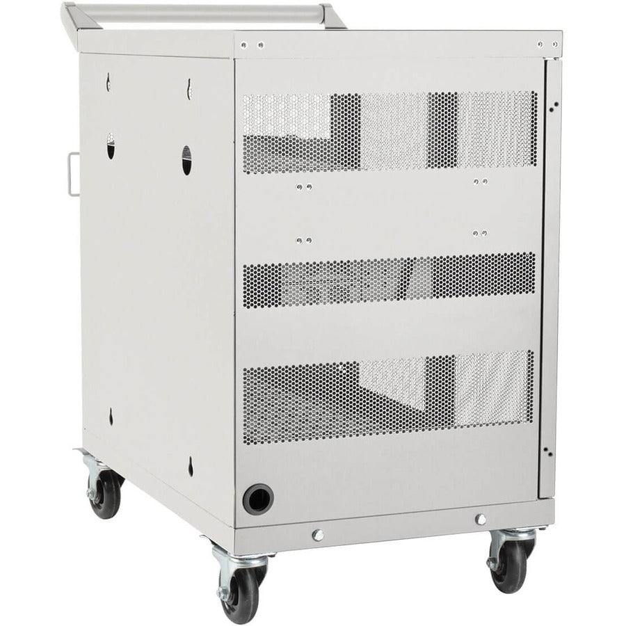 USB Charging Cart 32 Port - Multi Device Tablet Storage Solution | Tecisoft CSC32USBW