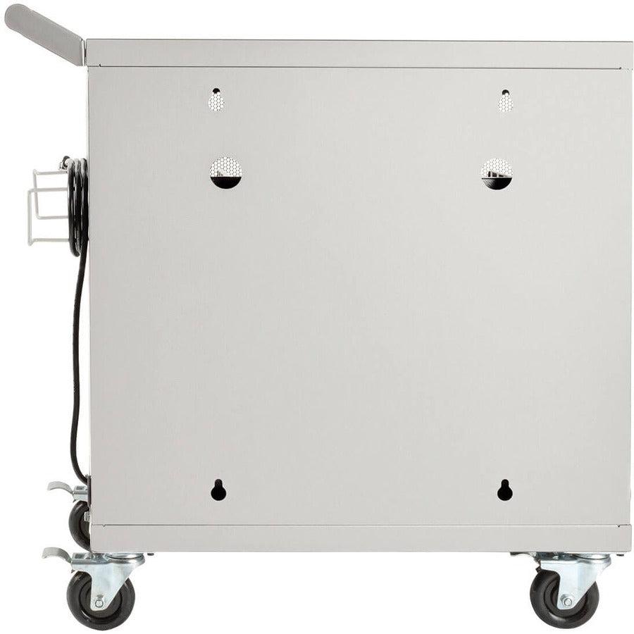 USB Charging Cart 32 Port - Multi Device Tablet Storage Solution | Tecisoft CSC32USBW
