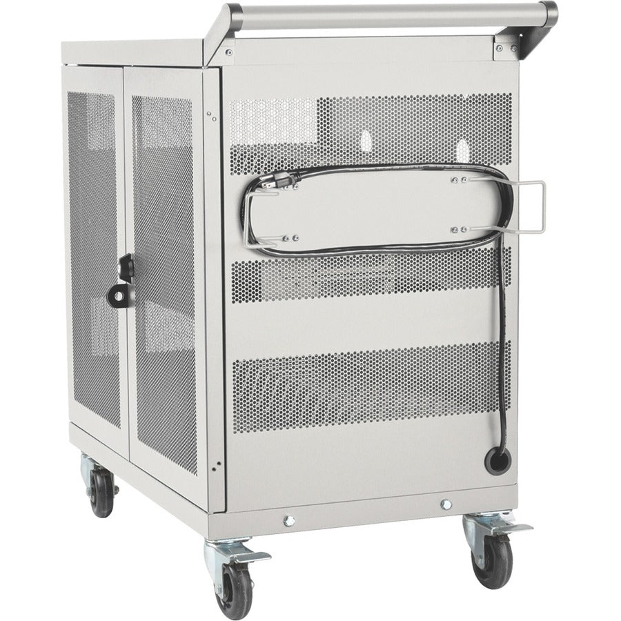 USB Charging Cart 32 Port - Multi Device Tablet Storage Solution | Tecisoft CSC32USBW