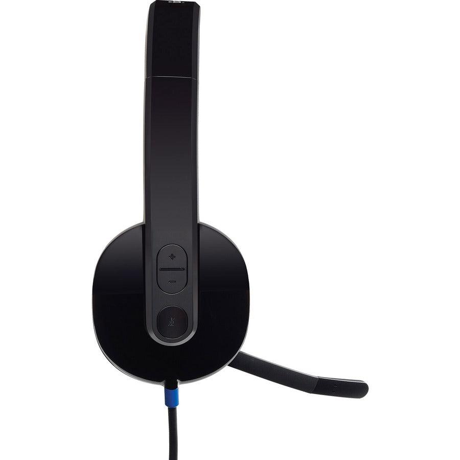 USB Computer Headset - Logitech H540 Noise-Cancelling Mic | TecISoft 981-000510